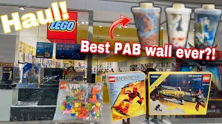 Awesome PAB Wall!! LEGO Haul! Discounted LEGO!