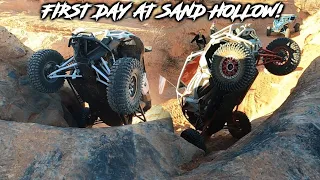 KRX, X3, RZR's at Sand Hollow Day 1! | Double Sammy, Faulty Towers, Hard Top Alley