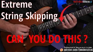 GC59 Extreme string skipping | Guitar technique Tutorial