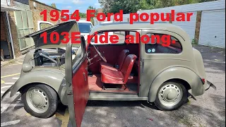 1954 Ford popular 103e ride along.