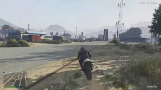 Bati 801 stunt onto a pole.