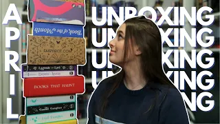 april unboxing | aardvark, botm, owlcrate ya & adult, fairyloot ya & adult, illumicrate & evernight