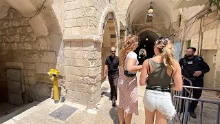 Jerusalem Old City Walk | 4K Tour In Jerusalem.