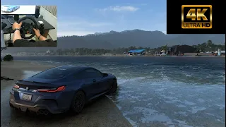 BMW M8 Competition Coupé - Forza Horizon 5 | Logitech G29 | Sakin Sürüş Gameplay | Uyku  ASMR 4K