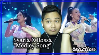 Fake Singer Reaction | SYARLA x ROSSA "Medley Songs"  Duet yang Cantik nan Manis