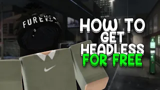 How to Get Headless for *FREE* (roblox)