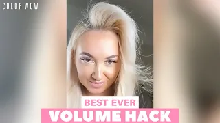 Viral TikTok Hack For Big Voluminous Hair | Color Wow Raise the Root