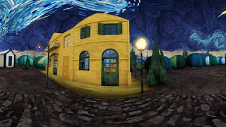 The starry night Stereo VR experience