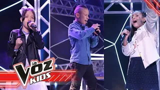 Juliana, Thiago and Paola sing ‘Sombras nada más’ - Battles | The Voice Kids Colombia 2021