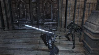 meeting SIR VILHELM outside of the Ariandel Chapel