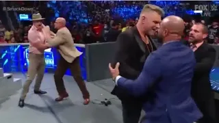 WWE SmackDown: Happy Corbin attacks Pat McAfee before their Summerslam match July 29, 2022 7/29/22