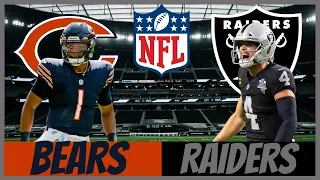 Chicago Bears Vs Las Vegas Raiders | Live Play By Play & Reactions