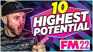 TOP 10 Highest Potential Wonderkids on FM22 | Football Manager 2022