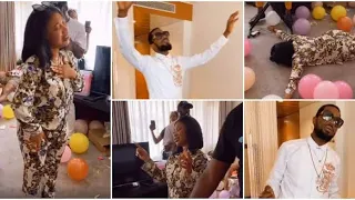 D'BANJ BURST INTO TEARS SURPRISED AS MOSES BLISS GAVE HIM A LOVELY BIRTHDAY SURPRISE