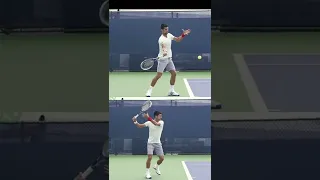 The most textbook forehand ever!? #technique #tennis #djokovic #forehand