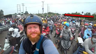 Foreigner experiences the WORST TRAFFIC in Vietnam! // Driving to The Mekong Delta