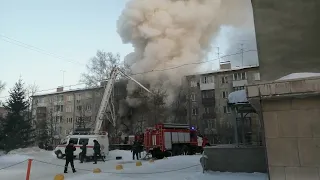 Взрыв газа в жилом доме в Новосибирске 9 февраля 2023 года
