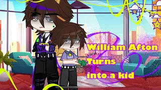 William Afton turns Into A Kid || Remake! || Afton Family || GLMM || Part 1 •