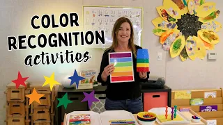 Toddler and Preschool Color Recognition Activities