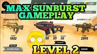 SUNBURST NEW GUN MAX GAMEPLAY GUNS OF BOOM