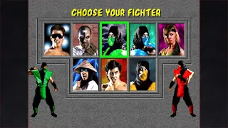 Mortal Kombat Komplete Plus (MK1 Screenpack) Reptile Playthrough