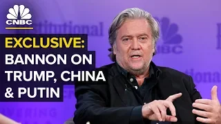 Steve Bannon Speaks At Delivering Alpha