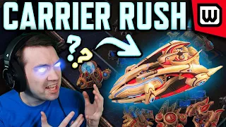 BRILLIANT new Protoss build every game! StarCraft 2 (herO vs Solar)