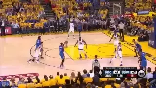 Oklahoma City Thunder vs Golden State Warriors   Game 2   1st Half Highlights   2016 NBA Playoffs