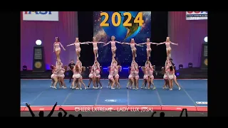 Cheer Extreme Lady Lux Finals Cheer Worlds 2024 🥇