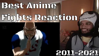 Best ANIME FIGHTS of Each Year 2011-2021 (Reaction)