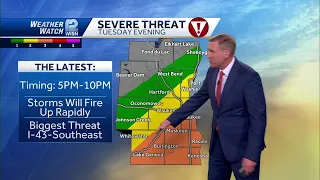 Southeast Wisconsin severe weather: Hail, damaging winds and tornado threats follow record highs