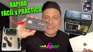 Controla 50 luces con un solo dedo (my dmx GO)