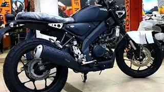 2022 Yamaha XSR 155 New Color Black First Look Walkaround