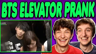 BTS Elevator Prank REACTION!