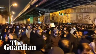 Thousands protest in Tehran as Iran admits shooting down Ukrainian jet