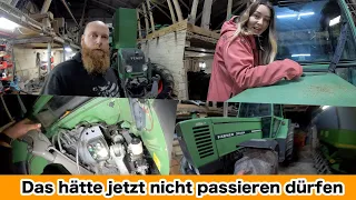 FarmVLOG#691 - Drucklufteinbau am Fendt 415 geht schief