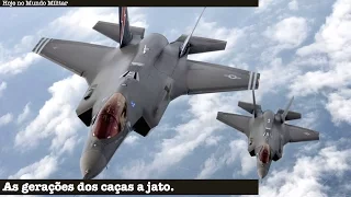 As gerações dos caças a jato