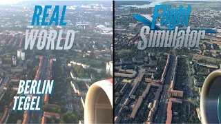 Microsoft Flight Simulator (FS2020) vs Real Life | Landing in Berlin Tegel
