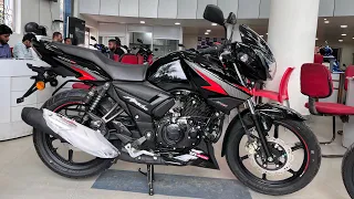 Tvs Apache rtr 160 2v Black 2023 E20 New Model Full Detailed Review In Hindi || Base Model 🖤