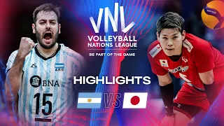 🇦🇷 ARG vs. 🇯🇵 JPN - Highlights | Week 1 | Men's VNL 2024