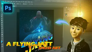 A Flying Jatt Photo Manipulation Speed Art || photoshop tutorial ||