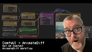 ComfyUI Setup & AnimateDiff-Evolved Workflow + ControlNet OpenPose and QRcode Monster