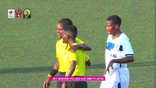 Highlights | Penalties | Awarding |  JKT (TZ) (5)0-0(4) CBE FC | CAF Women Champions League CECAFA