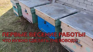 Первые весенние работы на пасеке 🐝🐝🐝