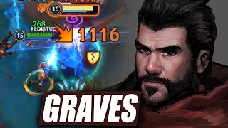 GRAVES IS NOW OP JUNGLE!! 1116 CRIT DAMAGE