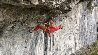 Steve McClure and Buster Martin climb 8c+ at Malham