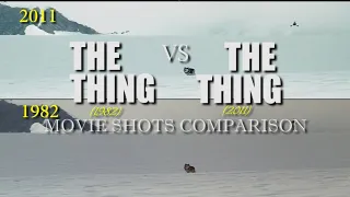 The Thing (1982) Vs The Thing (2011) - Movie Shots Comparison #thething