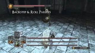 Dark Souls 2 - Parry and Backstep Tricks Demo