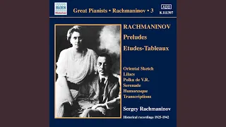 6 Romances, Op. 16: No. 1. Cradle Song (arr. S. Rachmaninov for piano)