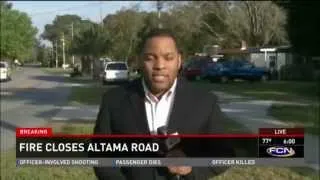 WTLV Reporter photobombed by unicorn during live coverage